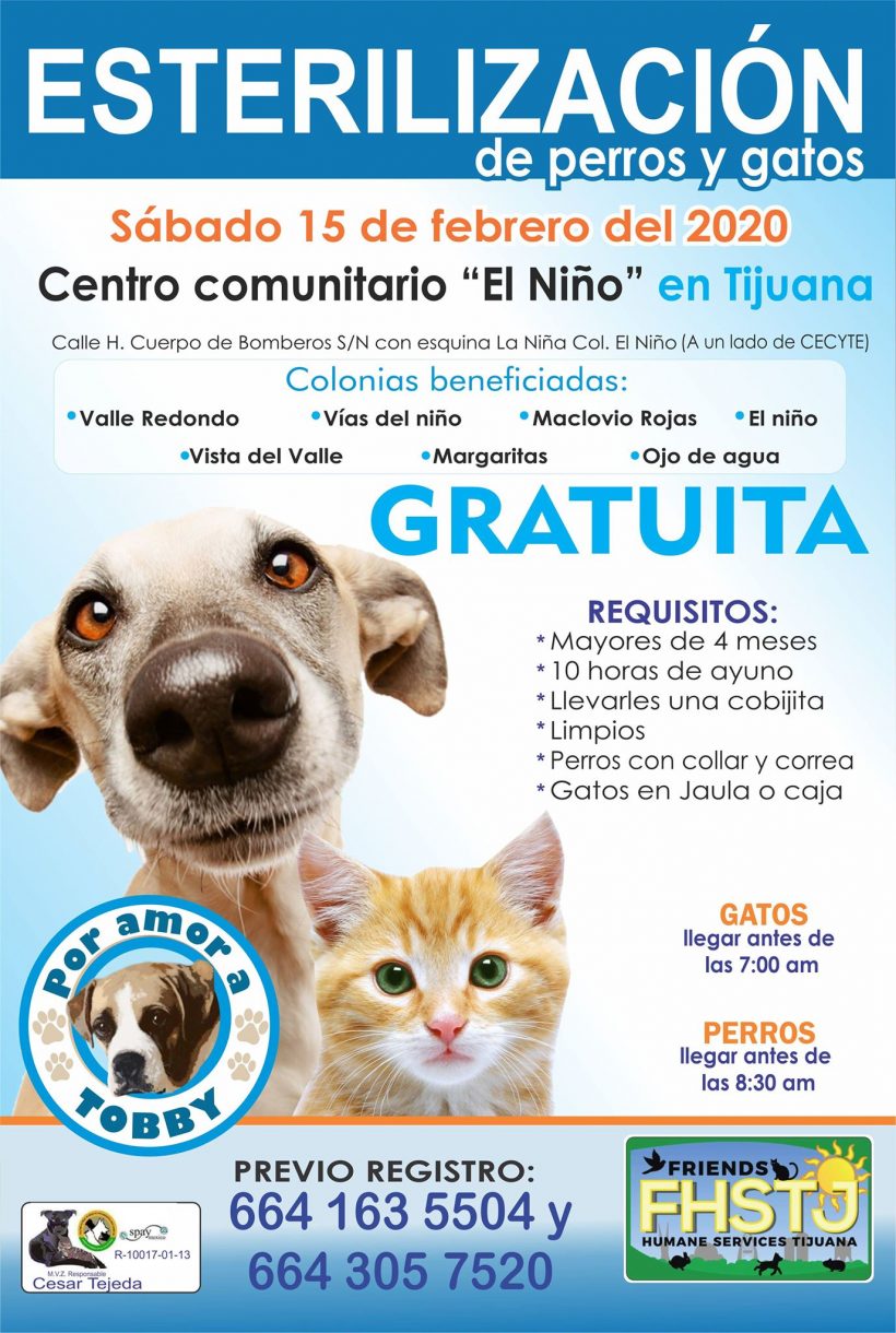 SPAY & NEUTER EVENT Friends of Humane Services Tijuana