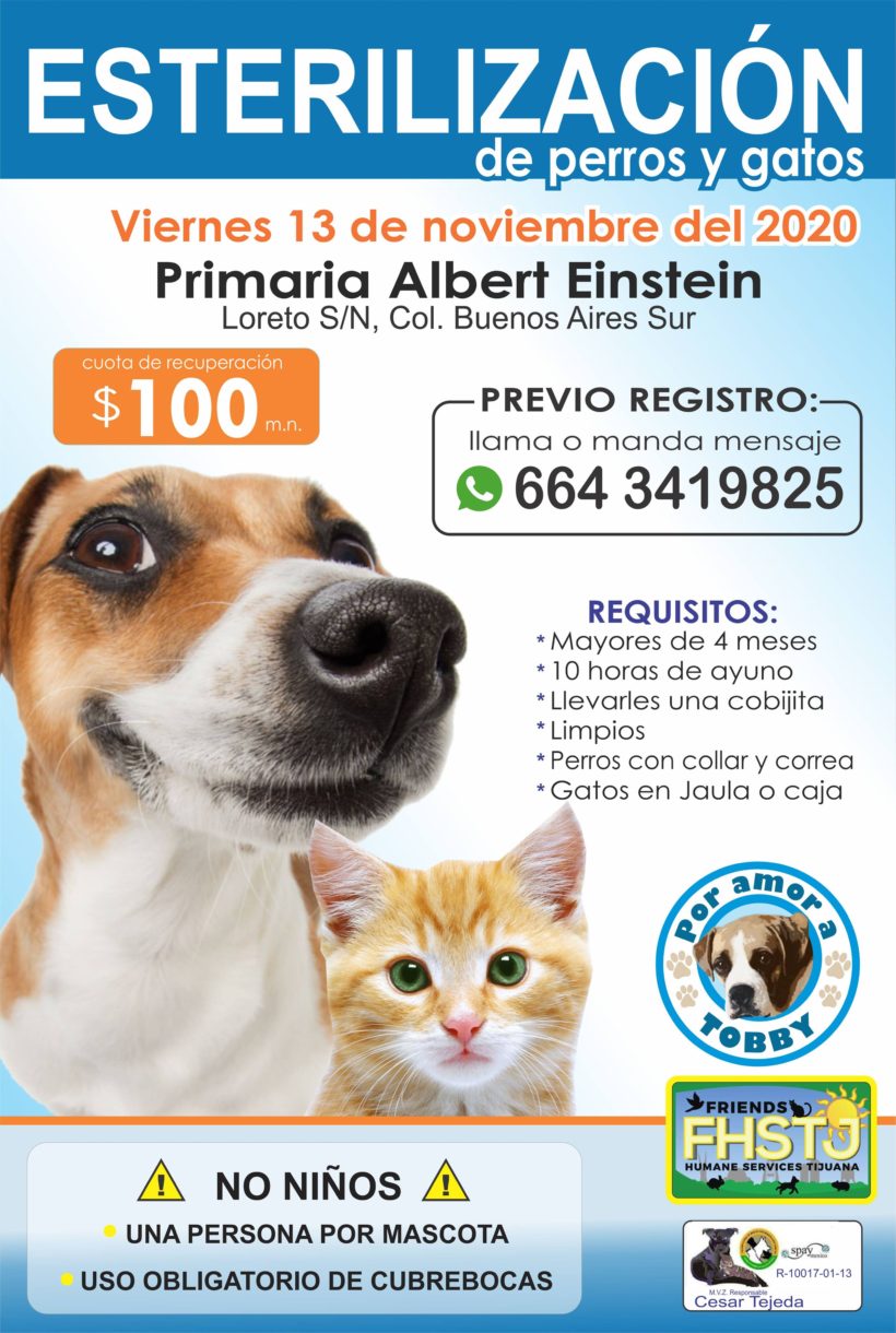 UPCOMING SPAY & NEUTER EVENT