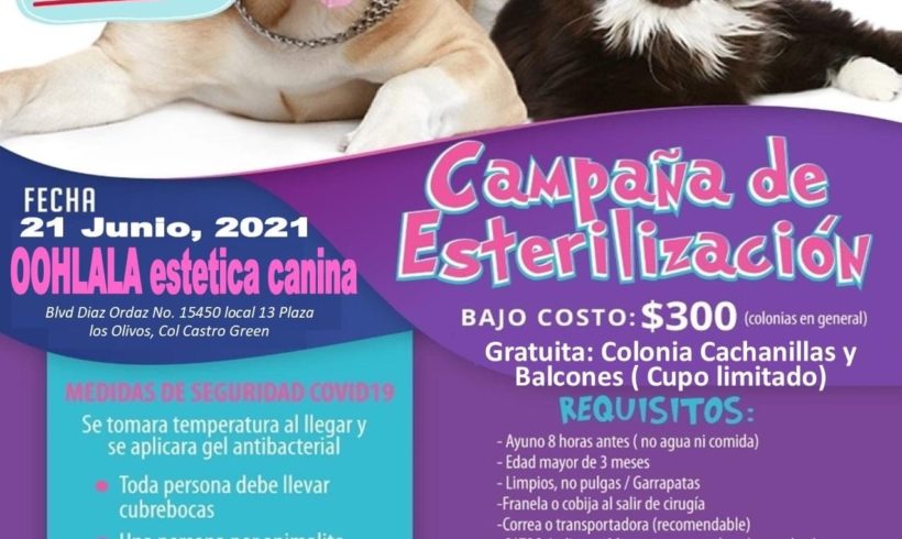 UPCOMING SPAY & NEUTER EVENT