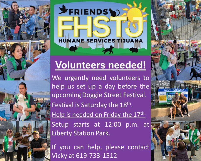 Volunteers needed!